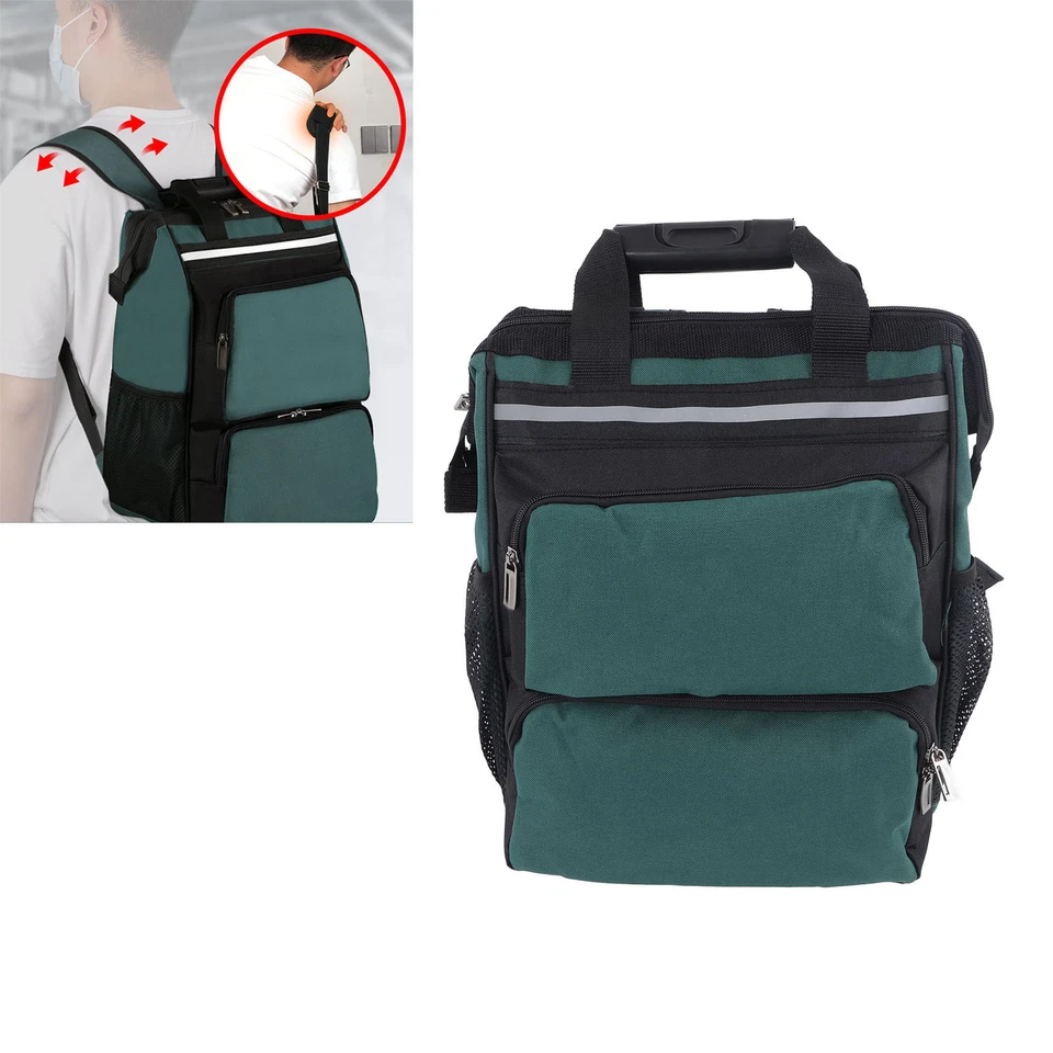 (40 Cm Hoch)Rucksack Canvas Mehrere Fächer Multifunktionale - Bild 2 von 4