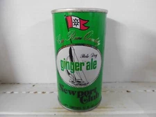NEWPORT CLUB GINGER ALE SODA CAN~WORCESTER BEV. CO., SHREWBURY, MASS