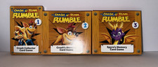 McDonalds 2023 Happy Meal Toy Crash Team Rumble Lot of 3 Card Games 1, 2, and 3