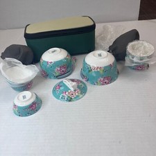 B Choice Oriental Tea Set / Portable Travel T set / 2 Pots 6 cups Gift box