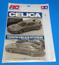 1995 VINTAGE TAMIYA 1/10 TOYOTA CELICA GT-FOUR MANUAL SEALED 58164