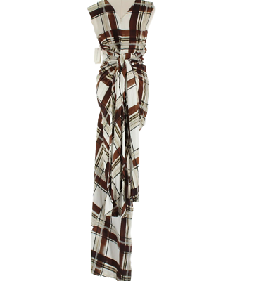 Dries Van Noten NWT Daring Asymmetric Maxi Dress Sz 36 (US 4