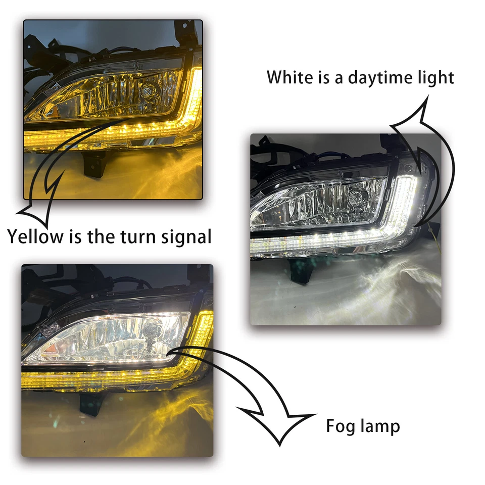 Luces antiniebla LED para Hyundai Tucson 2019-2021 luces de parachoques delanteras con DRL Foto 3 de 4