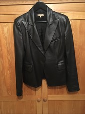 Michael Kors Black Leather Jacket From Net A Porter