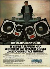 1978 Sparkomatic Car Stereo Speakers Chevrolet Camaro Vintage Print Ad 1978 Sparkomatic Car Stereo Speakers Chevrolet Camaro Vintage Print Ad