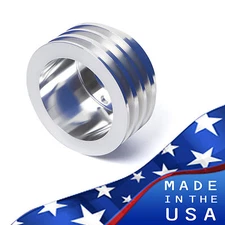 Big Block Chevy Crankshaft Pulley 3 Groove 396 427 454 LWP BBC Crank 3V Triple