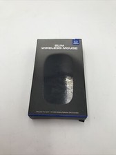 Slim Wireless Mouse Black