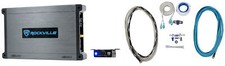 Rockville DBM13 3000w Peak/750w RMS Mono Marine Boat Amplifier Remote Amp Kit