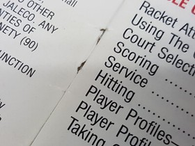 Racket Attack Authentic Original NES Nintendo Manual Only *