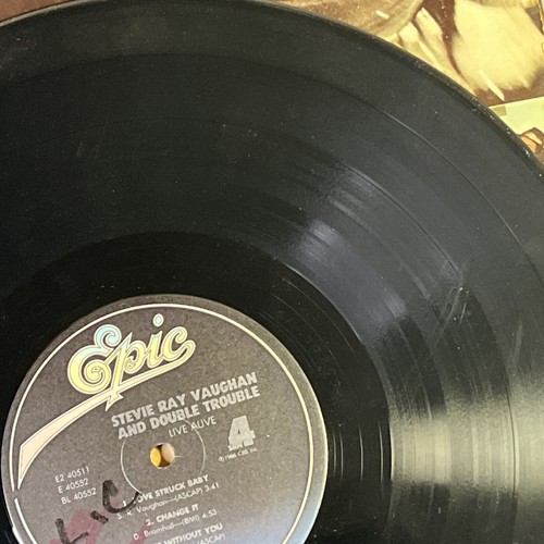Stevie Ray Vaughan and Double Trouble - Live Alive! Vinyl 1986 E2 40511 Gatefold - Picture 10 of 15