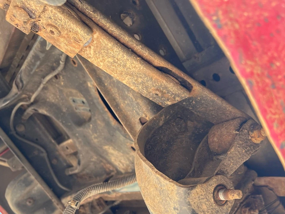 94-01 Dodge Ram 1500 4x4 Conjunto de resorte de hoja trasera 4 hojas OEM 52106290 Foto 3 de 4