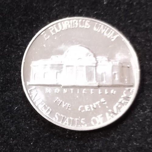 1964 Jefferson Nickel Proof - Picture 2 of 2