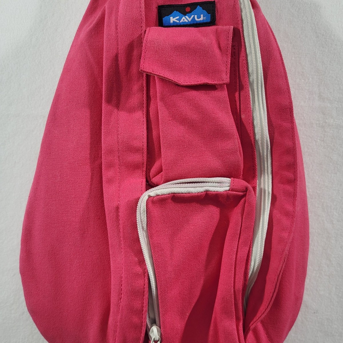 Kavu Rope Sling Crossbody Bag Hiking Backpack Water Resistant Polyester Pink KAVU Rope Bag Crossbody Pink Bags & Handbags for Women for  main image 4
