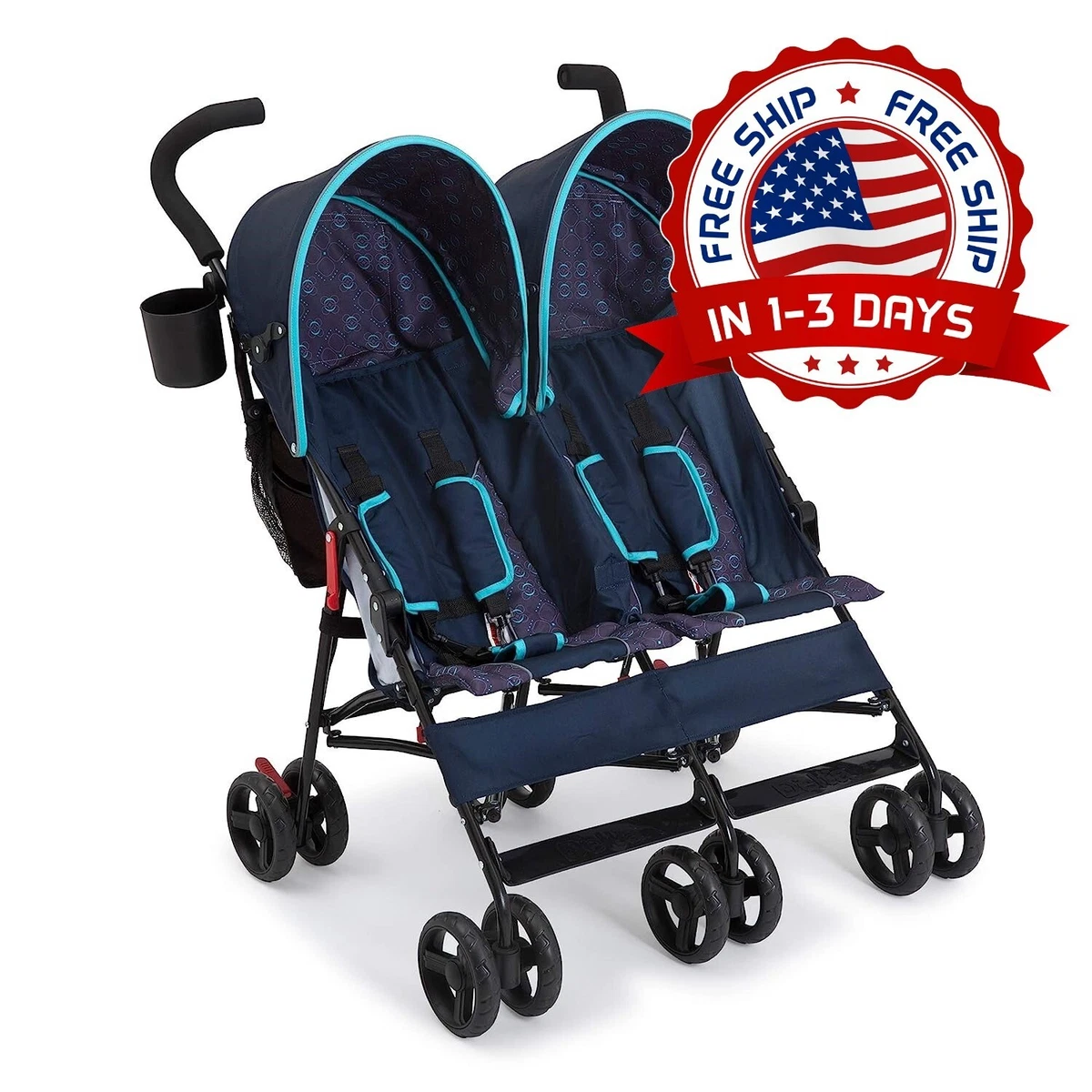 Unbranded Double Lightweight, Umbrella Strollers for sale | eBay