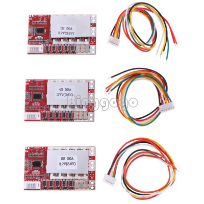 NEW 4-5S 50A 3.2-3.7V Polymer/Lithium Phosphate Battery Protection Circuit Board