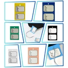 1000 UNSTRUNG PERFORATED CLOTHES/ GARMENT REFERENCE STOCK TICKET/ TAGS/ LABELS