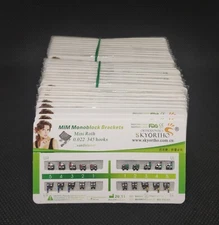 Dental Brackets Braces Roth Mini Slot 022 Hooks 345 MIM Monoblock Ultrathin