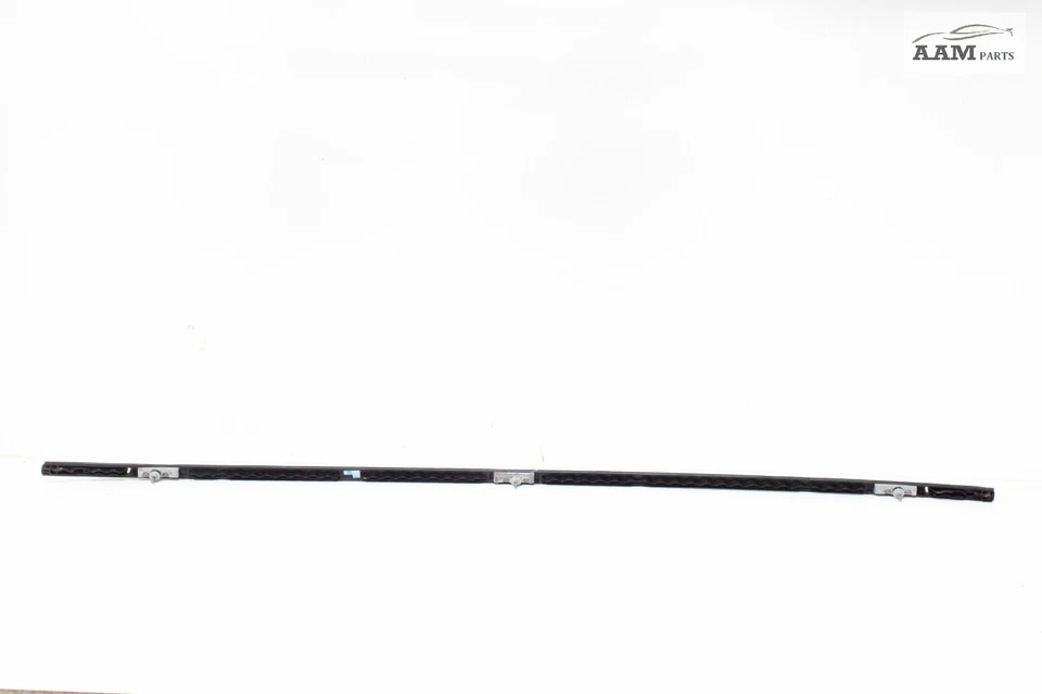 BMW X5 F15 2014-2018 lado del conductor izquierdo portaequipajes moldura plata OEM Foto 3 de 4