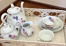D. Porthault Paris Tea set w/tray