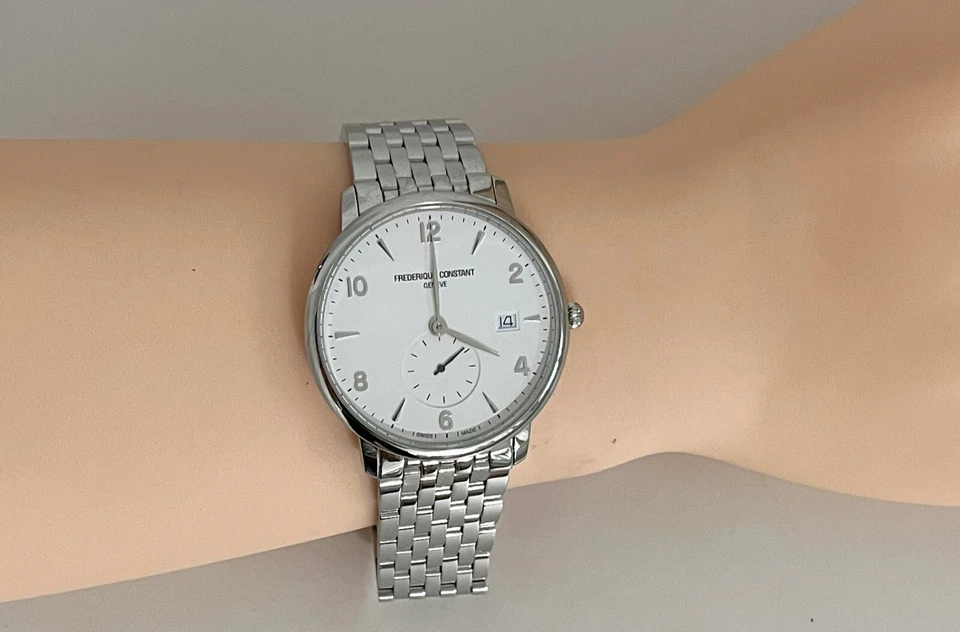 Orologio da uomo Frederique Constant FC200/220/245X QZ quadrante bianco... - Immagine 4 di 4