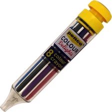 HIGHTIDE FT058 Penko Crayon 8 Colors Yellow Japan