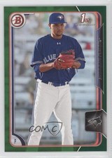 2015 Bowman Prospects Green 34/99 Jairo Labourt #BP94 0a3