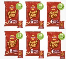Walkers French Fries Ready Salted Multipack Snacks Crisps | 6 Packets | 36 packs