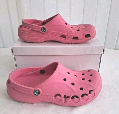 Paar Original Crocs Clogs rosa Größe M9 / W11