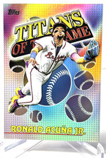 RONALD ACUNA JR 2026 TOPPS TITANS OF THE GAME #TOG7 ATLANTA BRAVES NEAR MINT