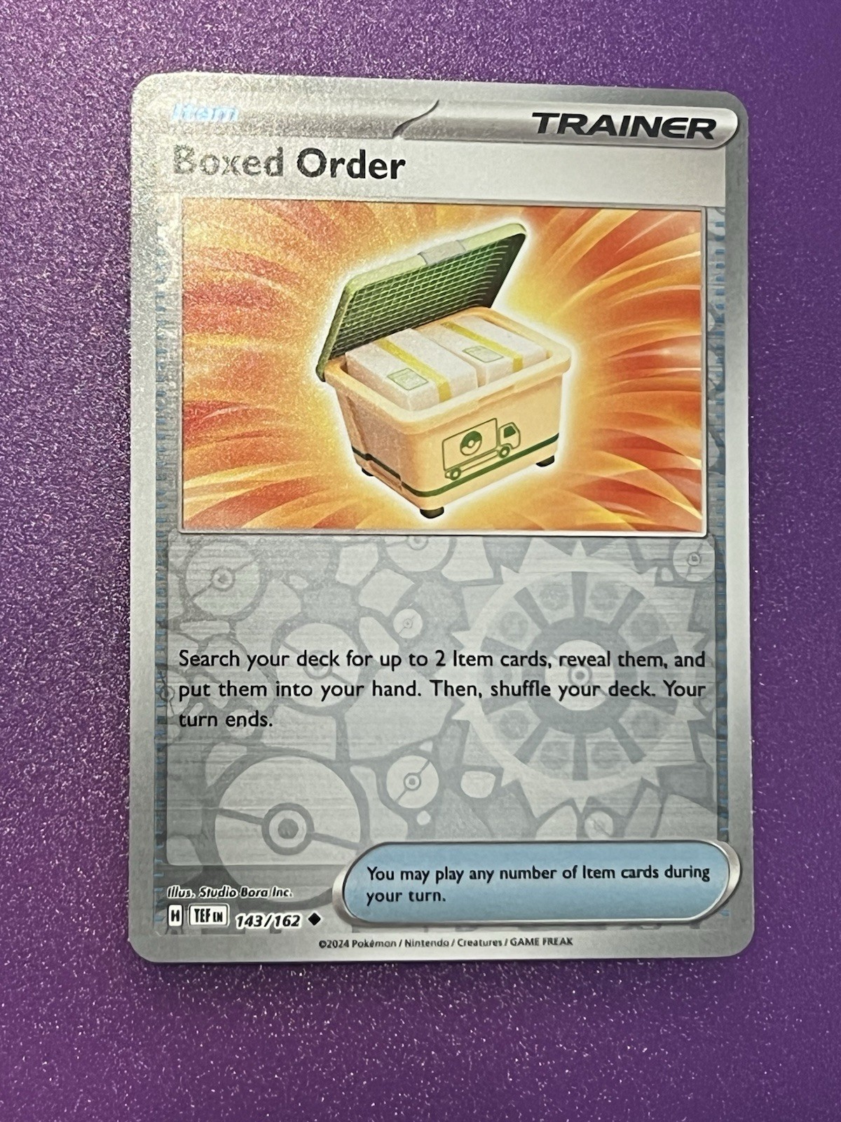 Pokemon Boxed Order Temporal Forces 143/162