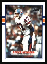 Steve Atwater 1989 Topps Traded #52T FOOTBALL Card
