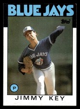 1986 Topps #545 Jimmy Key Card Toronto Blue Jays