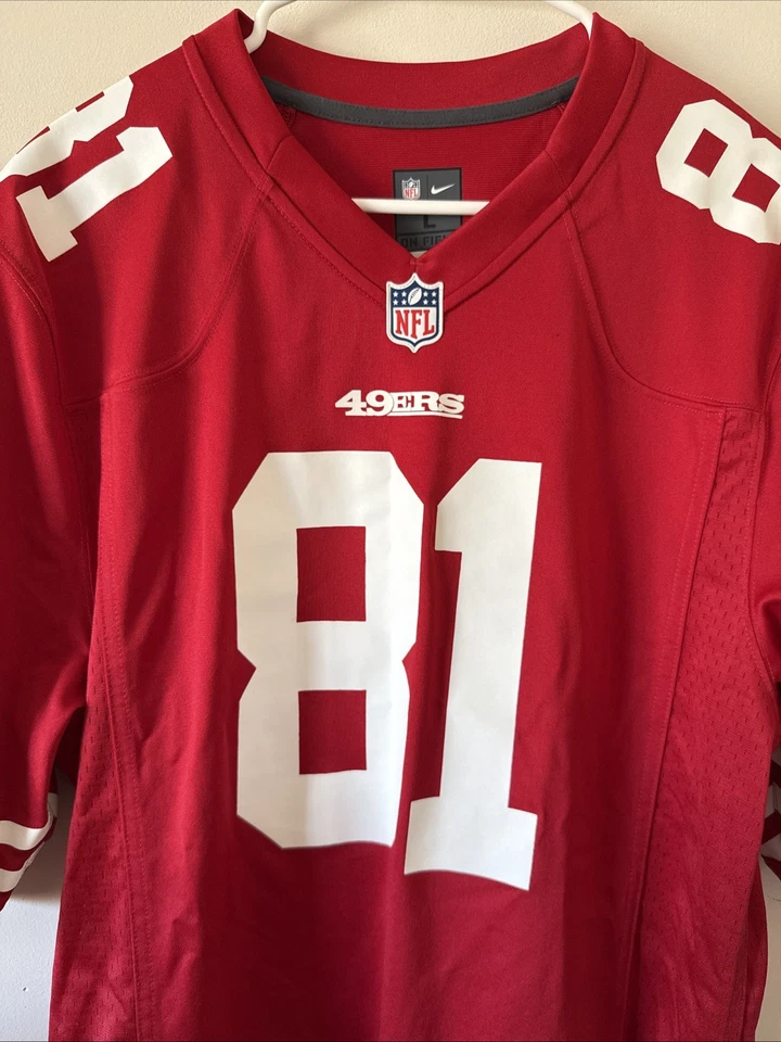 Camiseta deportiva para hombre Nike San Francisco 49ers Anquan Boldin #81 Home Game talla L - roja Foto 2 de 4