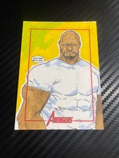 2012 Marvel Greatest Heroes Avengers Sketch Card, Luke Cage, Jomar Bulda
