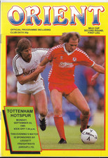 LEYTON ORIENT V TOTTENHAM HOTSPUR 23/09/1985 LEAGUE CUP 2ND ROUND 1ST LEG (B1)