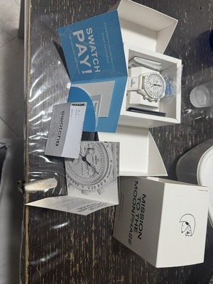 Omega x Swatch MoonSwatch Mission to the Moonphase Snoopy White - Full Set