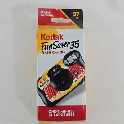 KODAK FUN SAVER 35mm FLASH CAMERA 27 EXPOSURES (Exp 6/2006) SEALED 