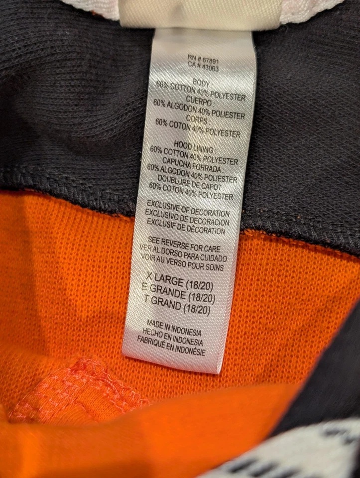 Philadelphia Flyers Hoodie Youth XL NHL Hockey Pullover Sweater 18/20 - Image 4 of 4