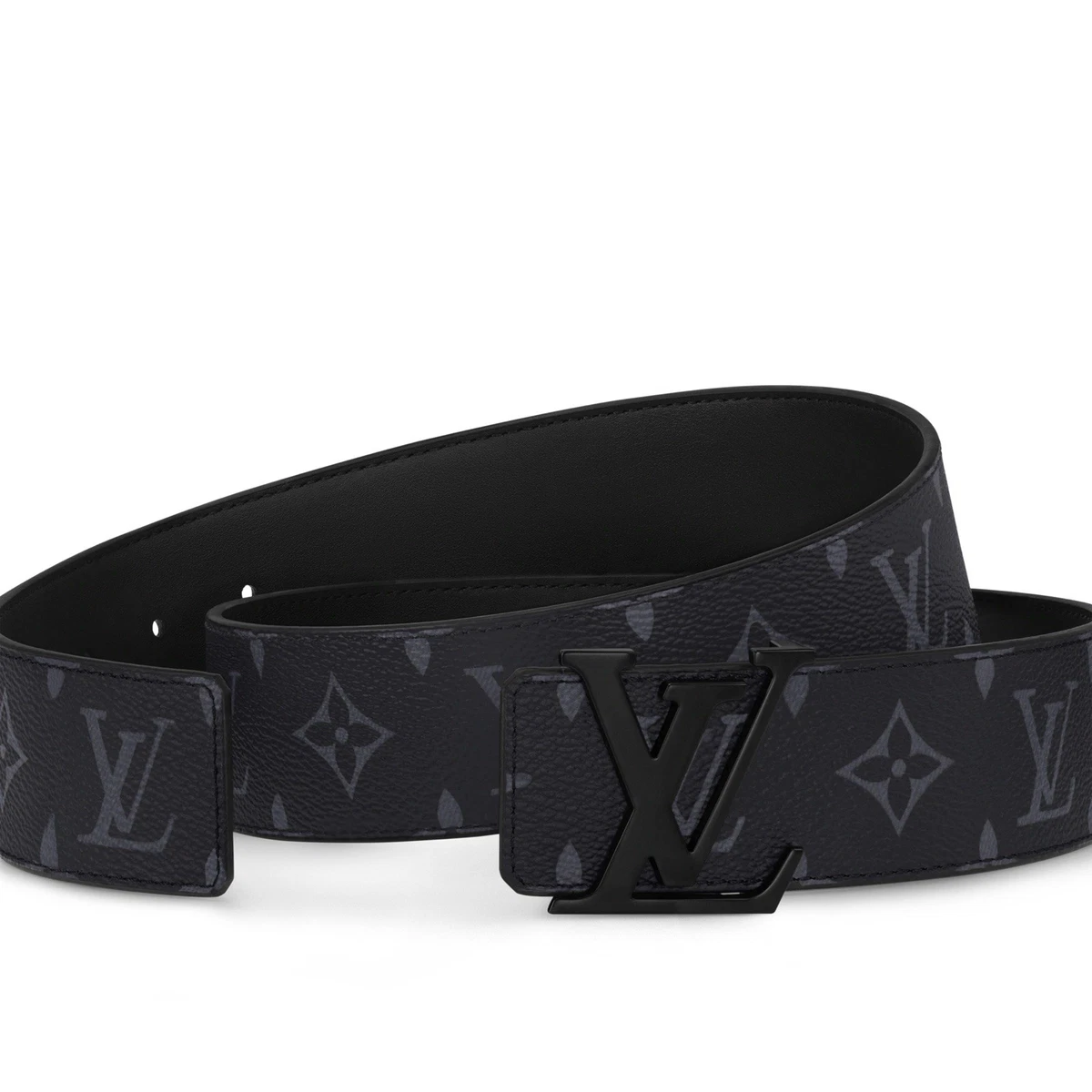 LOUIS VUITTON ブラック ベルト 100/40 Louis Vuitton Leather Black Belts for Men for sale | eBay