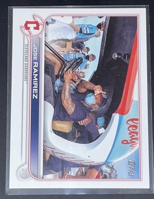 2022 Topps Series 1 - Image Variation Jose Ramirez #269 Driving Bullpen Cart