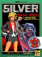 Silver Magic Whips miniature craft material 5 Sizes x2 FREE SHIP Worldwide