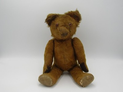 Antique Vintage 1930s 1940s Mohair Teddy Bear Fully Jointed 30cm