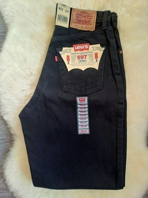 Levis 597 Damen Jeans schwarz Größe 33/34 Neu!