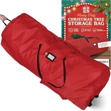 Christmas Tree Storage Bag with Wheels Heavy Duty Fits Up to 9 ft Tall