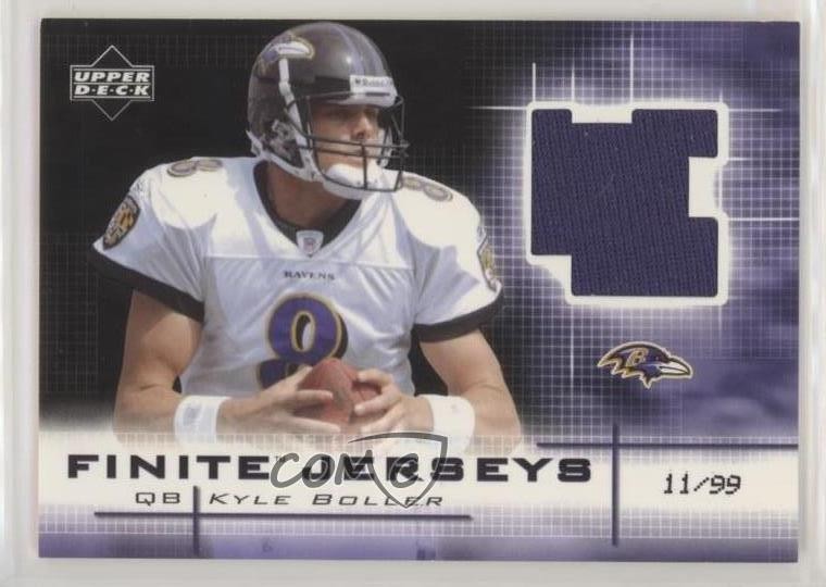 2003 Upper Deck Finite Jerseys Black 11/99 Kyle Boller #FJ-KB Rookie RC z5i