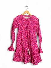 Figue Bella Pink Floral Women’s Dress Size Small Great Condition