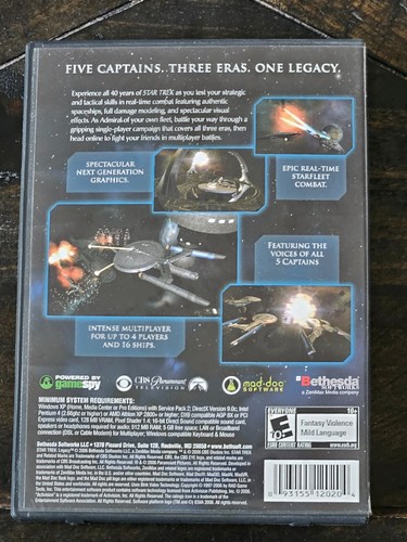 Star Trek Legacy PC Game (Disc New + Manual) - Picture 3 of 3