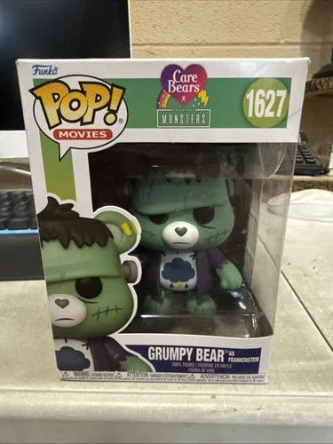 Funko Pop!: GRUMPY BEAR as FRANKENSTEIN #1627 Universal Monsters Mash Up W/ Prot