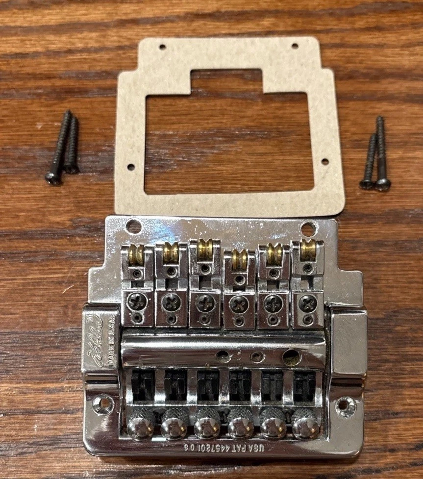 ギター ボディ Kahler ？のブリッジ ジャンク ギター ボディ Kahler