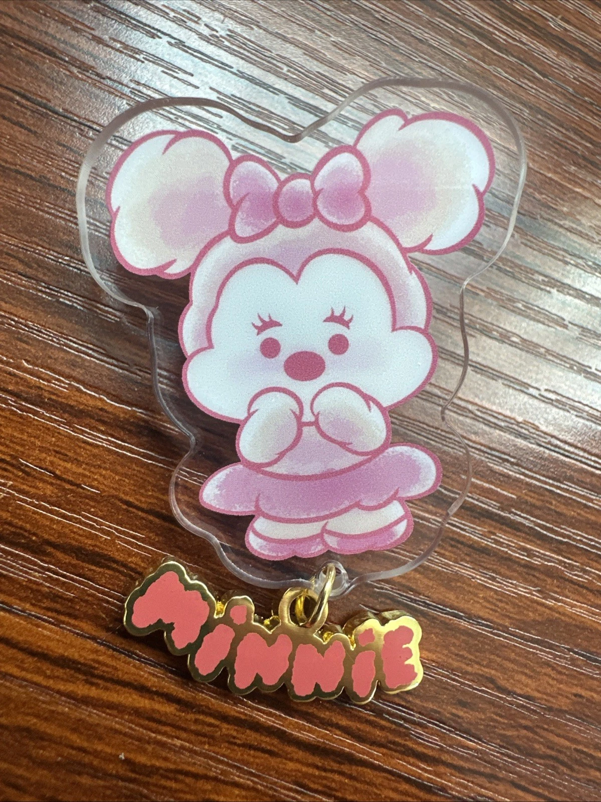 Disney Trading Pin Mickey & Friends Cloud Characters Acrylic with Charm - Minnie